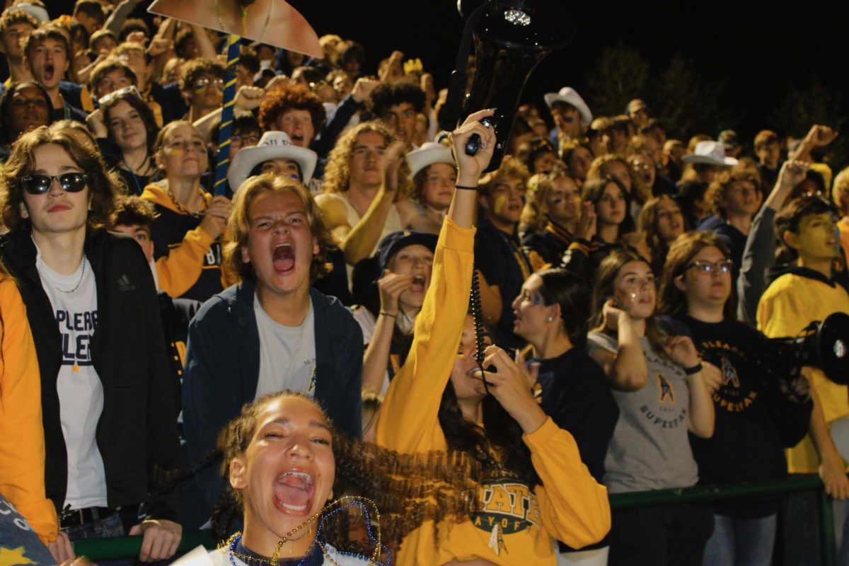 Nothing beats the energy of the front of the student section!