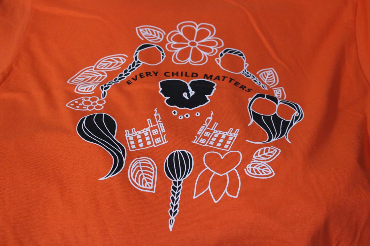 Wear an orange shirt on Monday, October 9, to show respect to Native children who were forced to attend boarding schools. 
