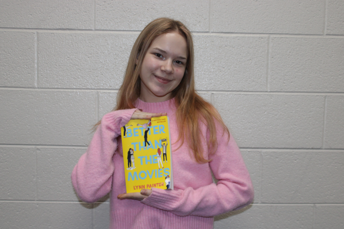 Jolie with the book of the week!