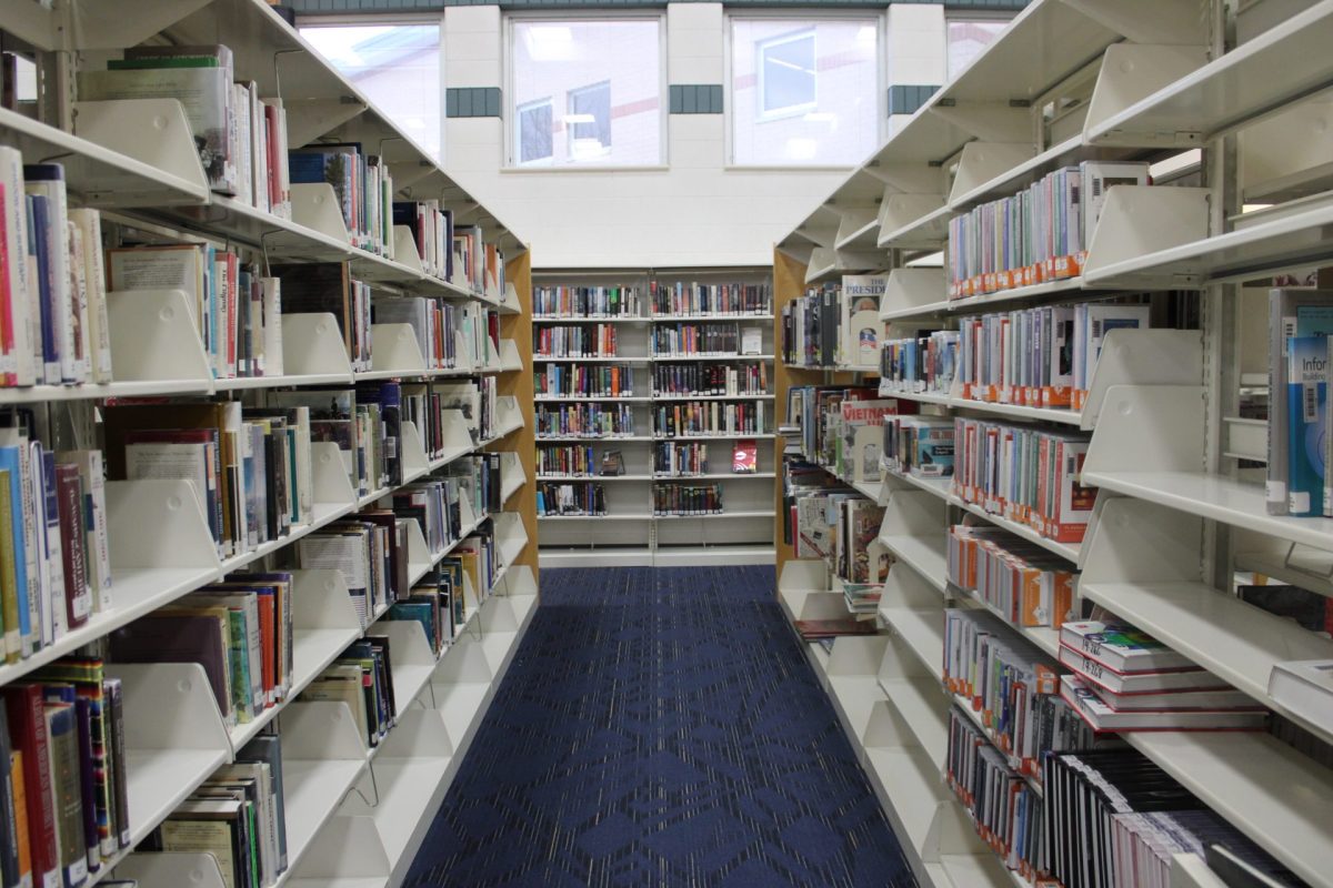 Hundreds of Different Books in the MPHS Media Center