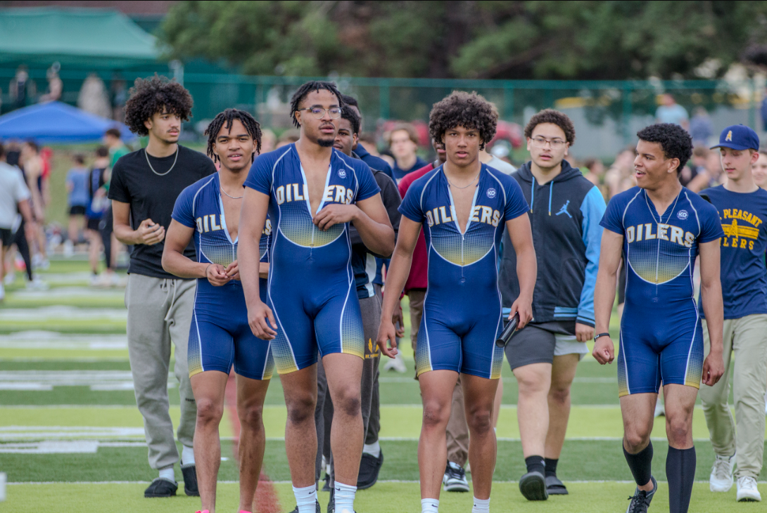 4x100 Relay Team William Horan, Noah Accou, Zay McGinnis, Jackson Griffin.